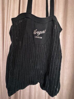 Axel Arigato Grid Knit Shopper Tote